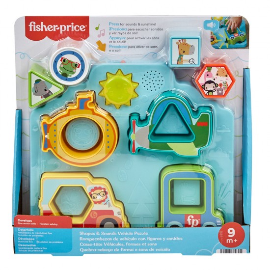 Fisher-Price® Shapes & Sounds Vehicle Puzzle (HRP31) Fisher-Price® Shapes & Sounds Vehicle Puzzle (HRP31)
