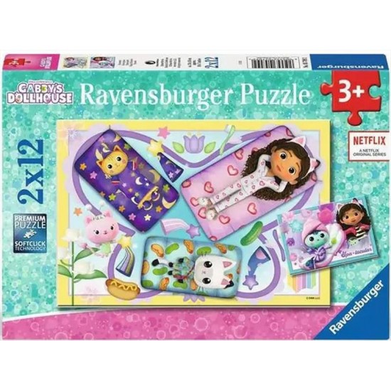 Ravensburger Puzzle: Gabbys Dollhouse (2x12pcs) (5709)