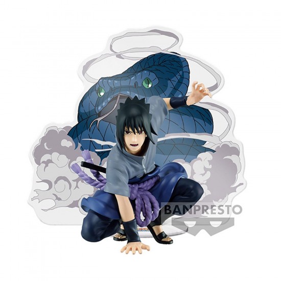Banpresto Panel Spectacle: Naruto Shippuden - Uchiha Sasuke Statue (9cm) (88033)