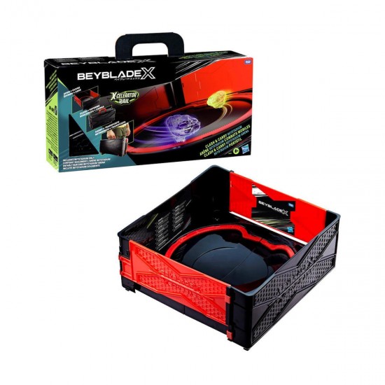  Hasbro Bey Blade X: X-Celerator Rail - Clash & Carry Beystadium (G0841)