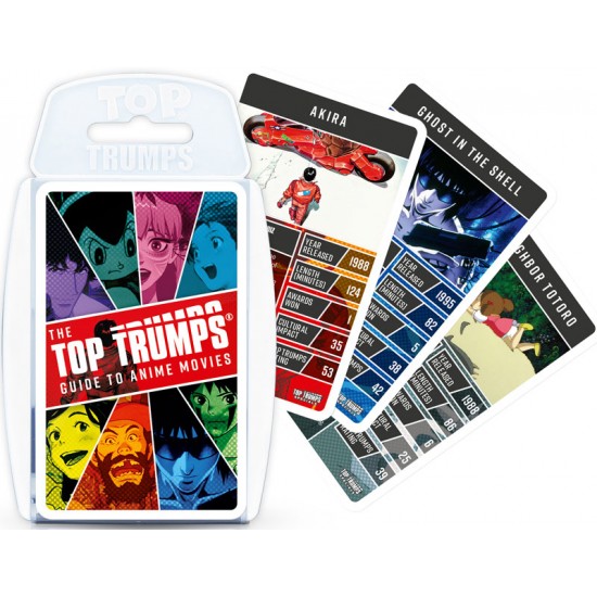 Winning Moves: Top Trumps - Guide to Anime Movies Playing Cards (WM03713-EN1-6)