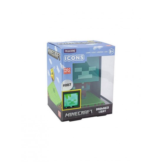 Paladone Minecraft - Drowned Zombie Icon Light (PP7999MCF)