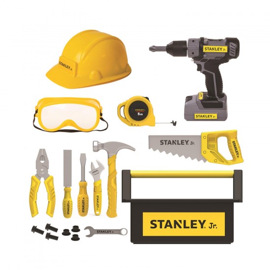  Stanley Jr. - Role Playing: Mega Toolbox Set with Power Drill (SRP024-SY)