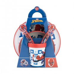  Stor Marvel: Spiderman Arachnid Grid - Non Slip 5 Pcs Bicolor Premium Set (74781)