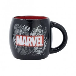 Stor: Marvel Pattern - Globe Mug In Gift Box (380ml) (75436)