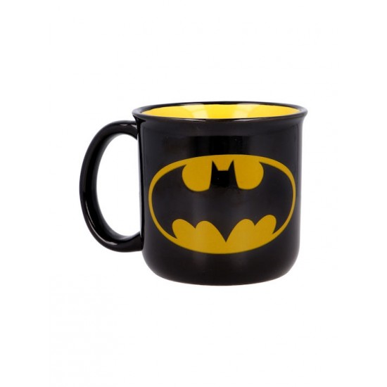 Stor DC: Batman The Dark Knight - Symbol Ceramic Breakfast Mug in Gift Box (400ml) (85569)