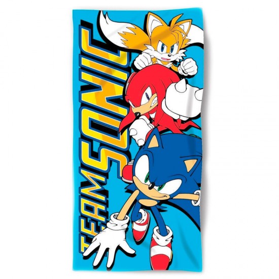 Sega Sonic The Hedgehog cotton beach towel Sega Sonic The Hedgehog cotton beach towel