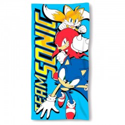 Sega Sonic The Hedgehog microfibre beach towel