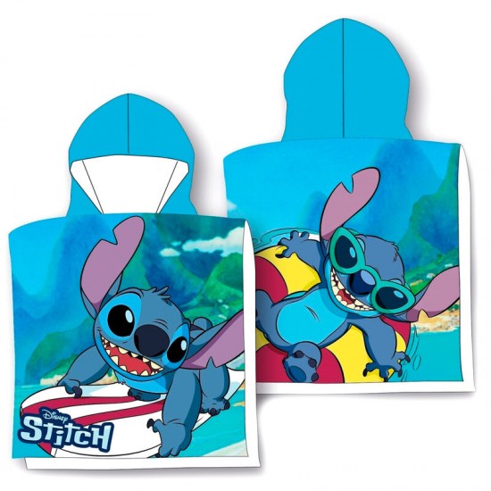 Disney Stitch Surf cotton poncho towel Disney Stitch Surf cotton poncho towel