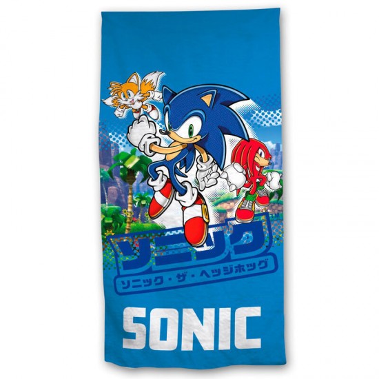 Sega Sonic The Hedgehog microfibre beach towel Sega Sonic The Hedgehog microfibre beach towel