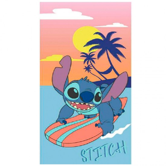 Disney Stitch microfibre beach towel