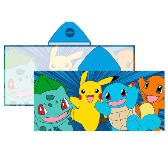 Nintendo Pokemon microfibre poncho towel