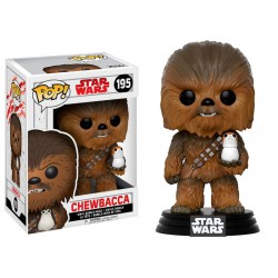 FUNKO POP figure Star Wars Chewbacca with Porg