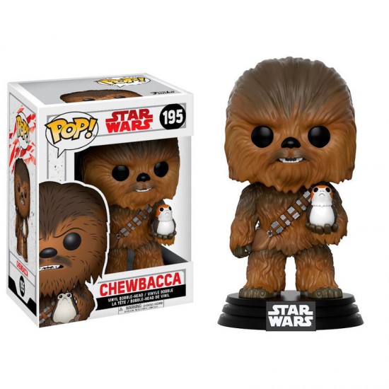 FUNKO POP figure Star Wars Chewbacca with Porg