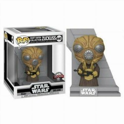 Funko Pop! Deluxe: Star Wars Bounty Hunters Collection - Zuckuss (Metallic) (Special Edition) #441 Bobble-Head Vinyl Figure
