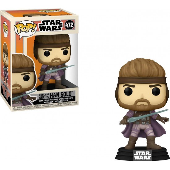Funko Pop! Disney: Star Wars Concept Series - Han Solo #472 Bobble-Head Vinyl Figure