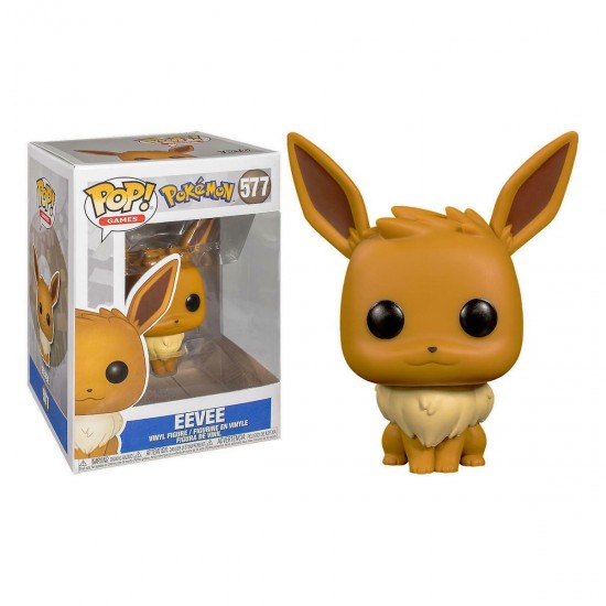 Funko Pop! Games: Pokemon - Eevee Evoli Evoli #577 Vinyl Figure Funko Pop! Games: Pokemon - Eevee Evoli Evoli #577 Vinyl Figure