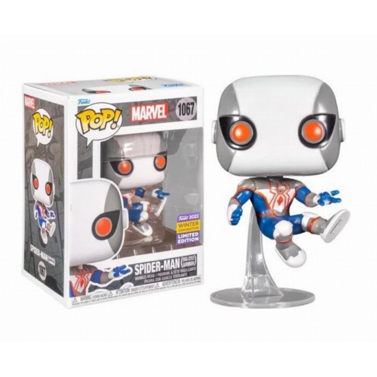 Funko Pop! Marvel Comics - Spider-Man (Bug-Eyes Armor) (Convention Limited Edition) #1067 Bobble-Head Vinyl Figure