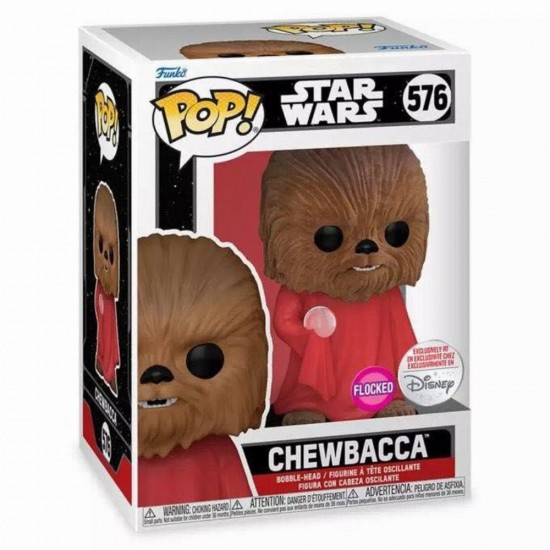 Funko Pop Disney Star Wars: Chewbacca With Robe #576 Special Edition Flocked Figure