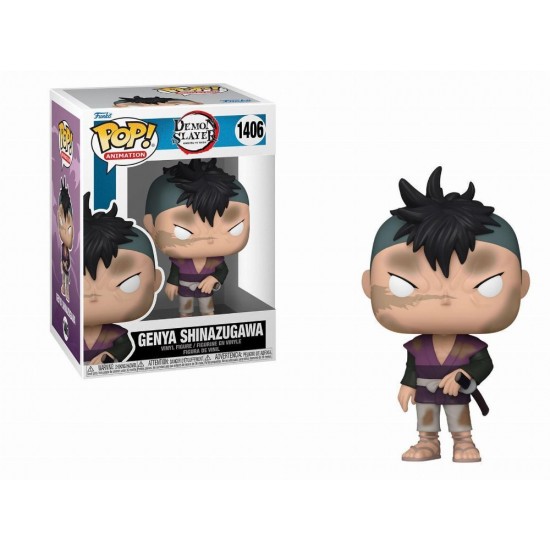 Funko Pop! Animation: Demon Slayer Kimetsu no Yaiba - Genya Shinazugawa #1406 Vinyl Figure