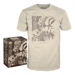 Funko Boxed Tee: Disney Star Wars The Book of Boba Fett - Grogu with Rancor T-Shirt (S)