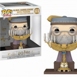Funko Pop! Deluxe: Harry Potter Prisoner of Azkaban - Albus Dumbledore with Podium #172 Vinyl Figure