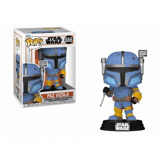 Funko Pop! Disney Star Wars: The Mandalorian - Paz Vizsla #666 Bobble-Head Vinyl Figure