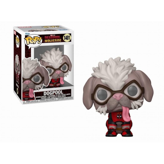 Funko Pop! Marvel: Deadpool Wolverine - Dogpool #1401 Bobble Head Vinyl Figure