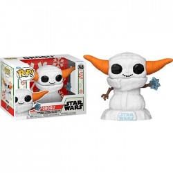 Funko Pop! Star Wars: The Mandalorian Holiday - Grogu Snowman #748 Vinyl Figure