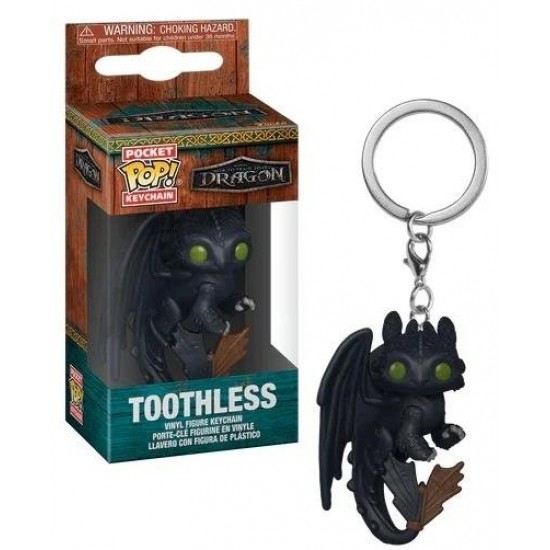 Funko Pocket Pop!: How to Train Your Dragon (Live Action) - Toothless Vinyl Figure Keychain Funko Pocket Pop!: How to Train Your Dragon (Live Action) - Toothless Vinyl Figure Keychain