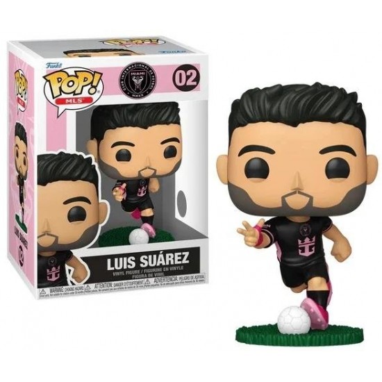 Funko Pop! MLS: Inter Miami - Luis Suarez (Away) #02 Vinyl Figure