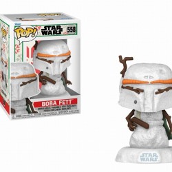 Funko Pop! Disney Star Wars: Holiday - Boba Fett (SNWMN) #558 Bobble-Head Vinyl Figure